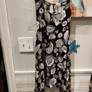 EUC Free People Women's Sz XS Flowy Floral Rayon Tunic Top